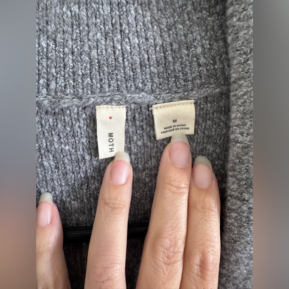 Anthropologie Gray Blazer Sweater - Picture 2 of 4